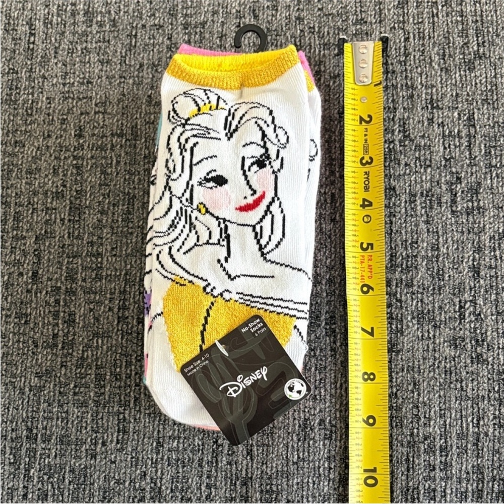 NWT! Disney Colorful Character No-Show Socks for women size 4-10 - Picture 5 of 6